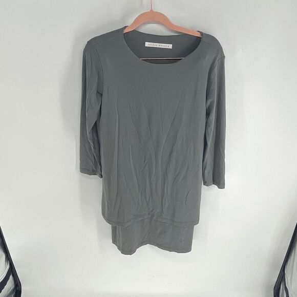 Susana Monaco Women's Gray Pullover Layered Shift Dress Size M - Picture 1 of 5